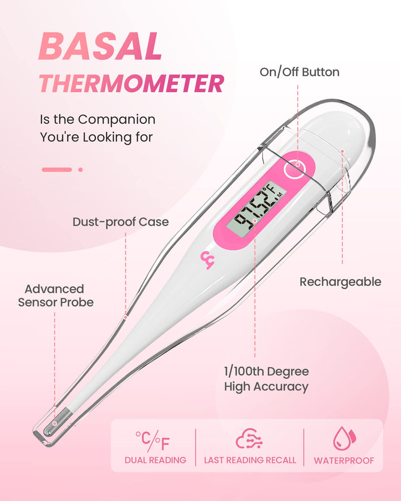 [Australia - AusPower] - Femometer Digital Basbal Thermometer + LH50 Test Strip 
