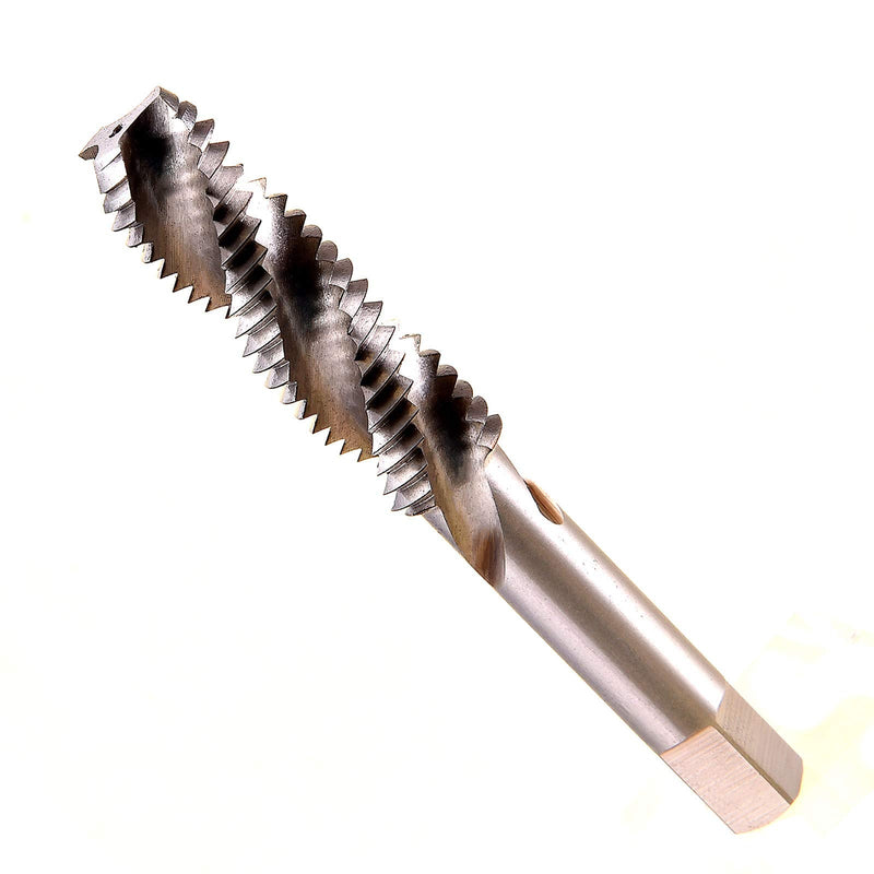 MaxTool 1/2-13 Spiral Flute Taps HSS M2 Thread Taps 13 TPI FULLY GROUND RIGHT HAND; SFF02W02R32