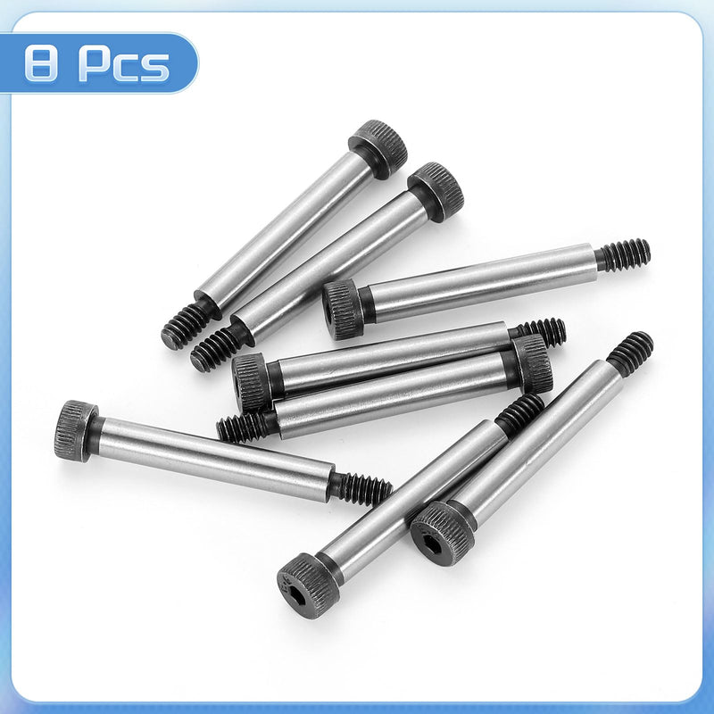 [Australia - AusPower] - uxcell Alloy Steel Hexagon Socket Head Shoulder Screws Bolt, 1-1/2" Shoulder Length, 1/4" Shoulder Dia, #10-24 Thread, 5pcs 