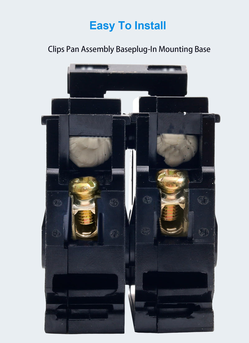 [Australia - AusPower] - ?????? ?????????????? 50 Amp 2 Pole Type QP Circuit Breaker Plug-in Mount Standard MCB Thermal Magnetic Protection, 10KA 120/240V, Compatible with Siemens PL and ES series load centers(2P 50A) 2P 50A 
