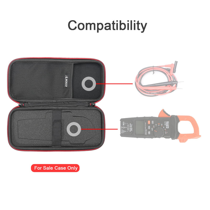 [Australia - AusPower] - RLSOCO Hard Case for Klein Tools CL710 Pro/CL810 Pro/CL800/CL700/CL600 Digital Clamp Meter CL800/CL700 