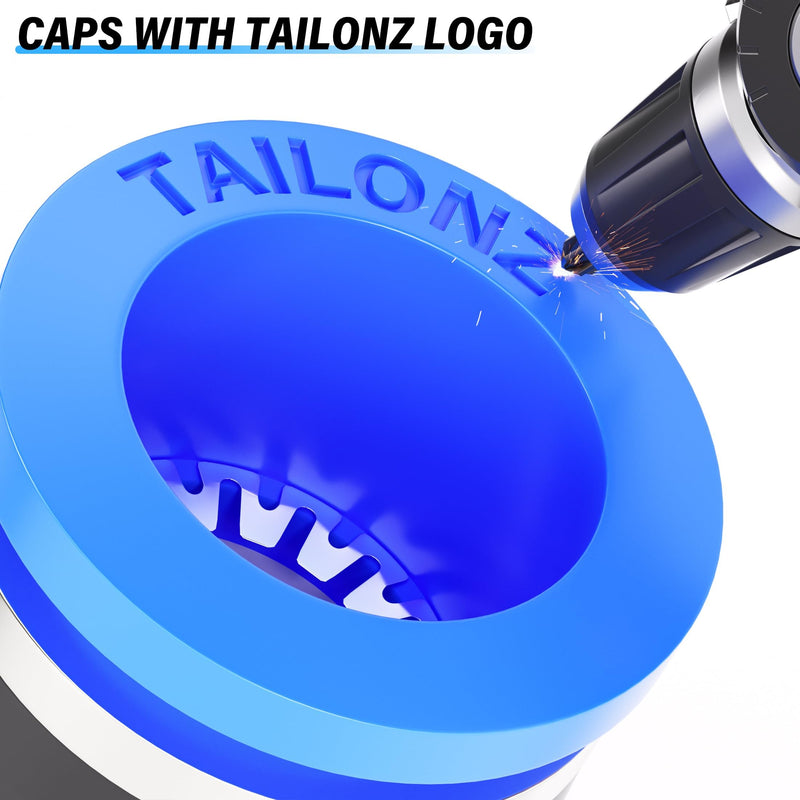 [Australia - AusPower] - TAILONZ PNEUMATIC 50 pcs Straight Push Connectors Plastic Quick Release Connectors Air Line Fittings for 5/32 1/4 5/16 3/8 1/2Tube (2 Way) 5/32"/1/4"/5/16"/3/8"/1/2"OD 