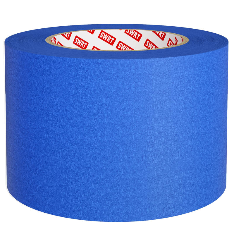 SWRT Painters Tape 3 inch Wide x 55 Yards, 1 Roll, Extra Wide Blue Painters Tape for Painting Walls & Large Surface Masking, Clean Removal, No Residue, Easy Tear, Multi-Surface
