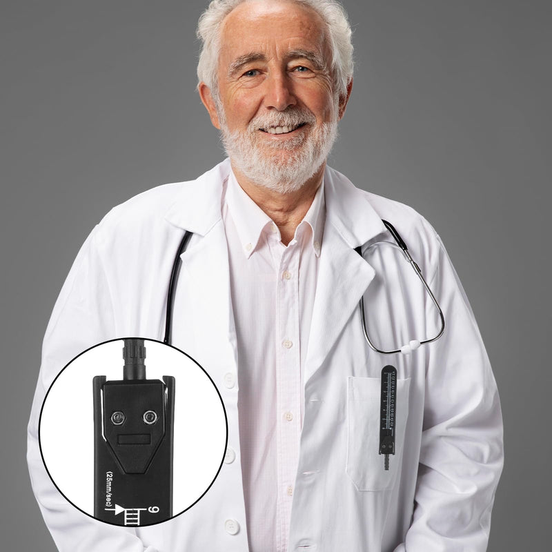 [Australia - AusPower] - EKG Calipers ECG Calipers Measuring Tool Nursing or Doctor Caliper Divider for Measuring Drafting Electrocardiographs wif Ruler(Black) Black 