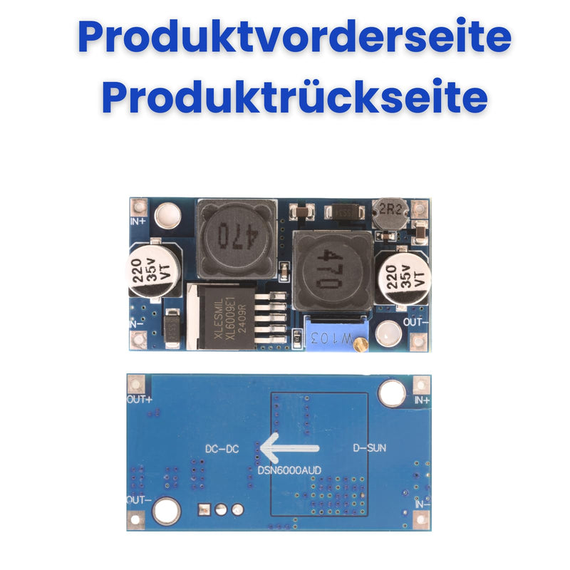 DC-DC 1.5-35V 3A Boost Buck Converter XL6009 Step Up Down Converter Voltage Regulator Power Supply Compatible with Arduino 3D Printer Sola Power Supply Electronic DIY (Pack of 3)