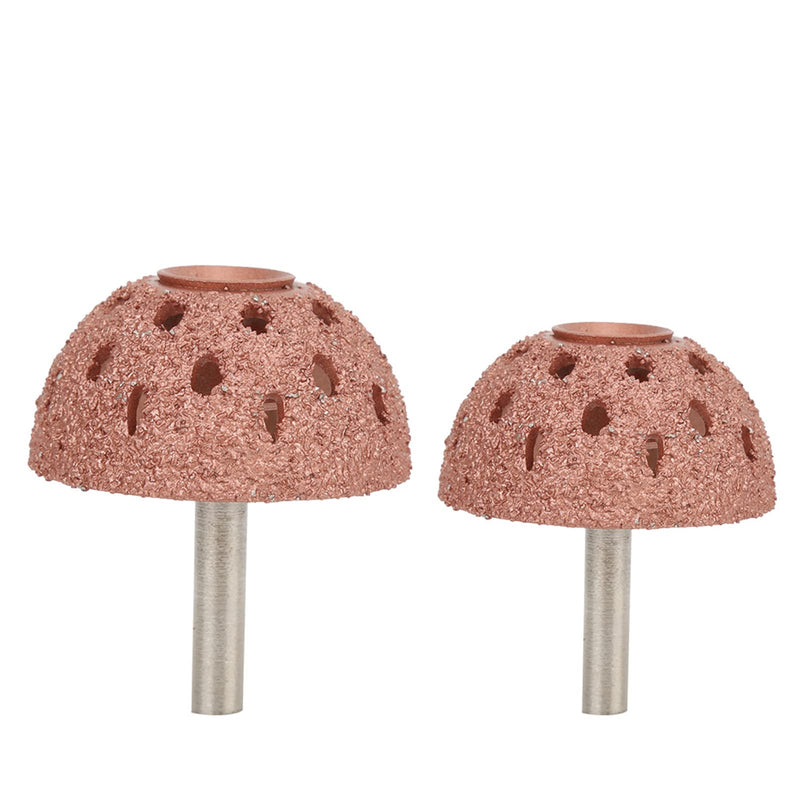 [Australia - AusPower] - ViaGasaFamido 2PCs Tungsten Steel Buffing Wheels of Different Sizes, Tungsten Steel Bowl Type Tire Repair Grinding Head Rotary Tools with 6mm Shank 
