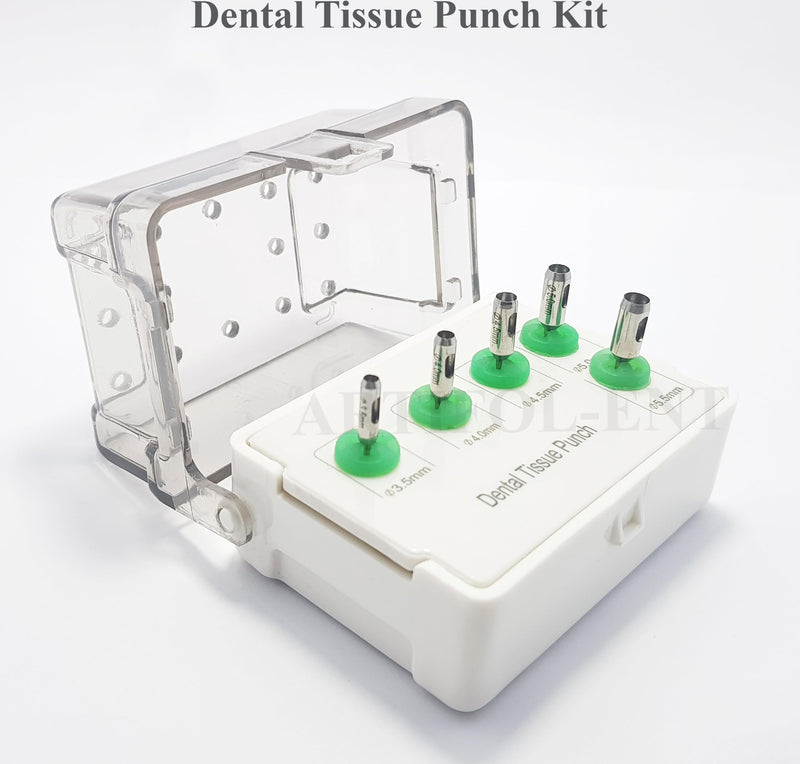 [Australia - AusPower] - Dental Implant Tissue Punch Kit 5 Pcs Set for Implantation OS1021 