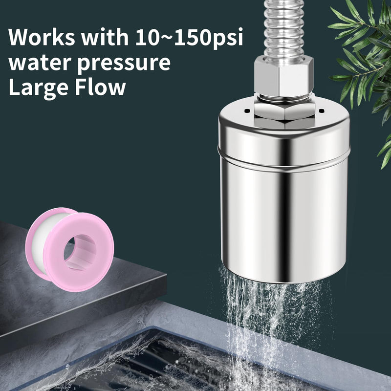 [Australia - AusPower] - Stainless Steel Automatic Water Level Control Float Valve, 2-Pack, 1/2 inch,304 Grade Side Inflow Design for Water Tanks, Swimming Pools, Livestock Tanks (side water) side water 