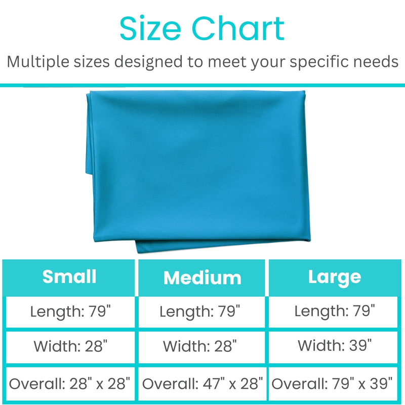[Australia - AusPower] - Vive Tubular Patient Slide Sheet for Moving Patients (39" x 79") - Patient Transfer Slide Sheet - Sliding Transfer Sheet & Draw Sheet for Elderly 39 x 79 