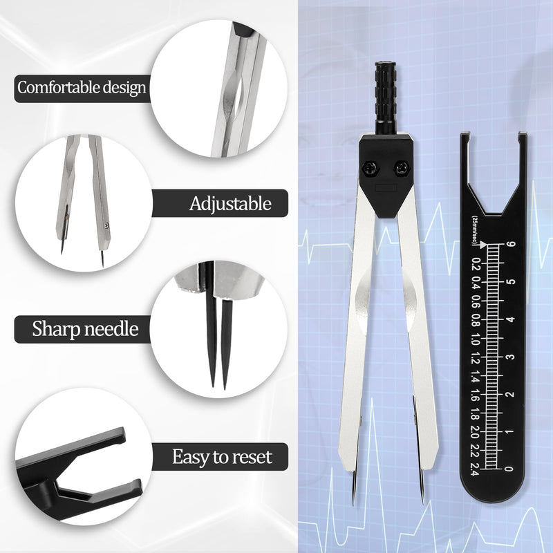 [Australia - AusPower] - EKG Caliper ECG Caliper Electrocardiogram Divider for Nursing?Electrocardiographs Measuring Tool for Doctors, Nurses, Medical Student 