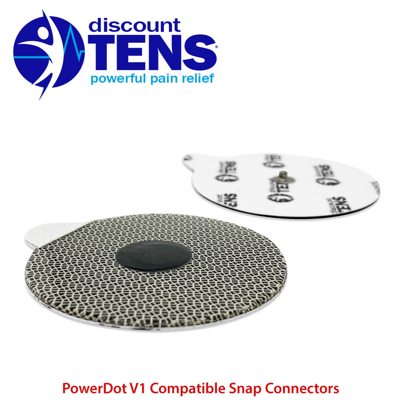 [Australia - AusPower] - Discount TENS - PowerDot 1.0 Compatible Electrodes with Snap Connector, 12 Premium PowerDot 1.0 Compatible Replacement Pads (Version 1 - Snap Connector) 