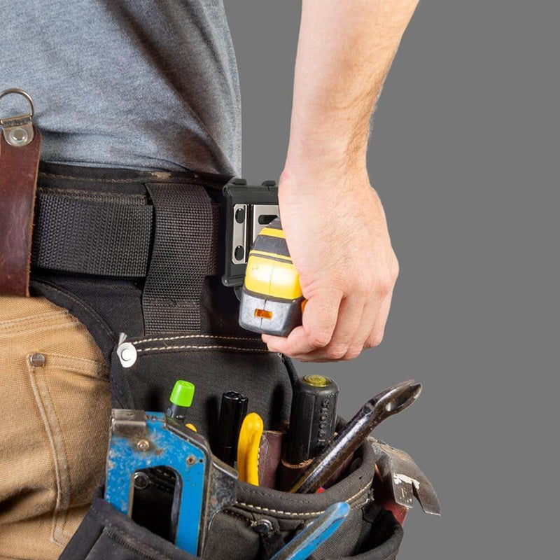 Tape Measure Holder, Drill Holster, Tactical Cordless Tool Belt Clip Holder, Holster with Belt Clip Hook,Small Electrician Tool Pouch with Clip Holster. Yellow Tape Measure Holder