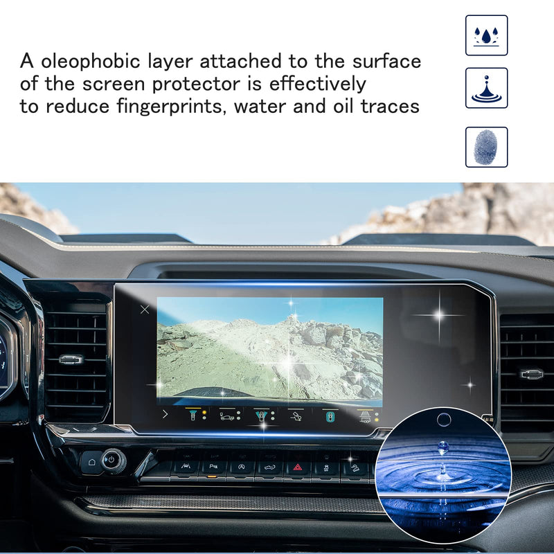[Australia - AusPower] - SHAOHAO 2022 2023 2024 Chevy Silverado 1500 Screen Protector 13.4 Inch for 2022-2024 Chevy Sliverado&GMC Sierra Accessories, for 2022-2024 Chevrolet Silverado 1500&2024 Silverado 2500HD/3500HD (LT, RST, LTZ, High Country, LT Trail Boss, ZR2, ZR2 Bison)... 