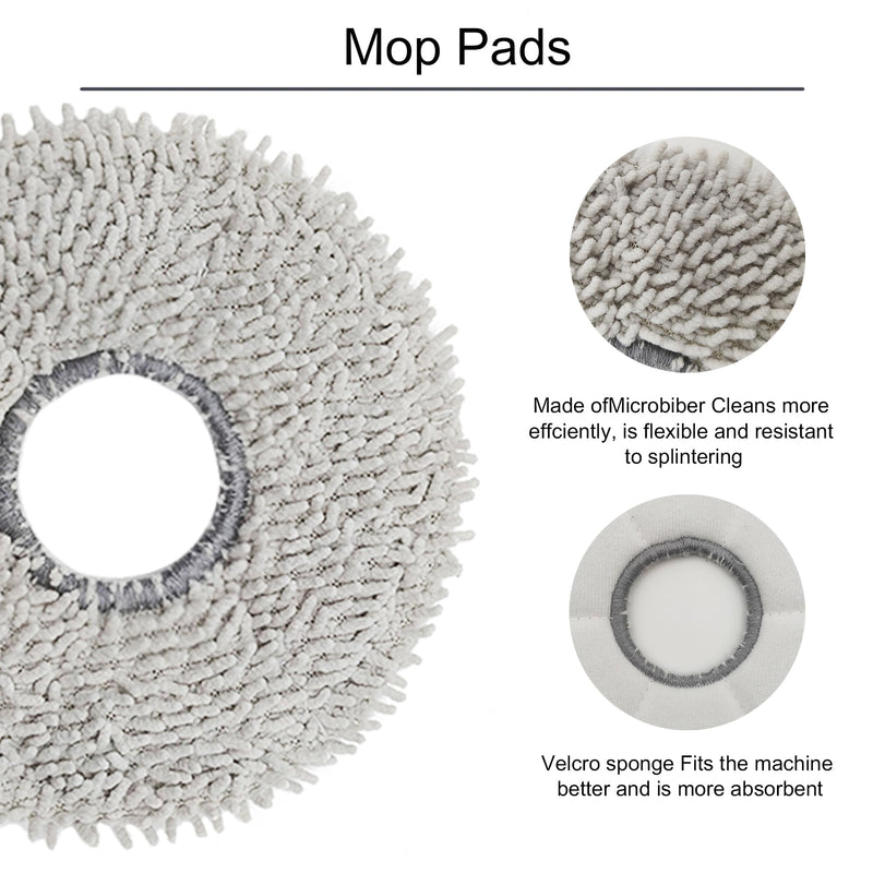 25-Pc Eureka J15 PRO Ultra (ONLY) Complete Care Kit - Replacement Parts for Eureka J15 PRO Ultra Robot Vacuum & Mop | Main/Side Brushes, Mop Pads, HEPA Filters