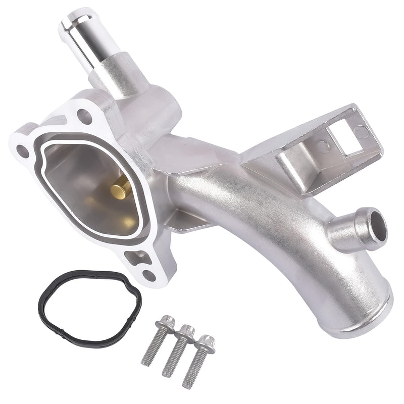 Coolant Flange with Sensor Water Pipe Compatible with Adam Corsa 25192985 | Compatible with Adam Corsa ED Astra J Meriva B 1338022