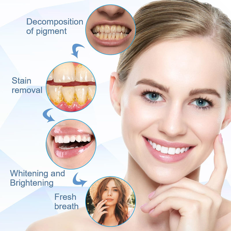 [Australia - AusPower] - Teeth Whitening Essence Pen - 3pcs, Reduces Yellowing & Cleans Teeth Stains for Family Travel 