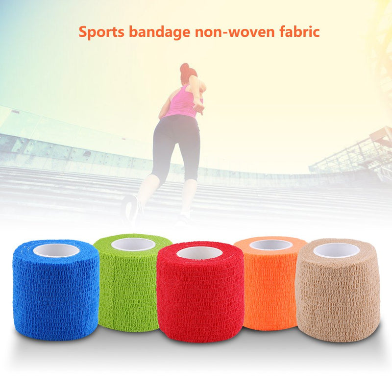 Zetiling Self Adhesive Bandage, Waterproof Sports Elastic Bandage Tape Finger Joints Wrap Sports Care 5 Rolls a Set #1