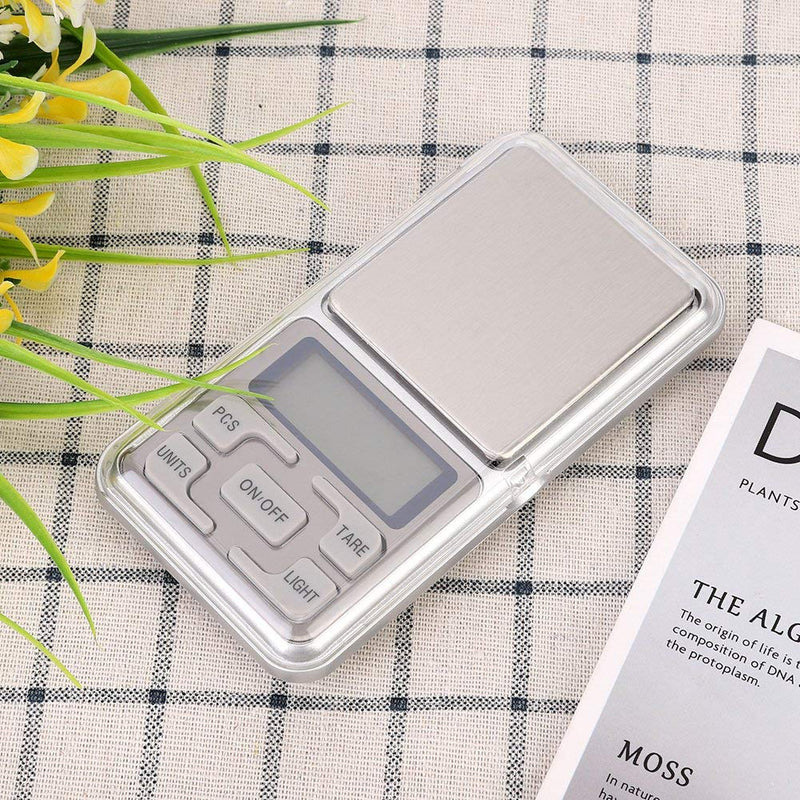 [Australia - AusPower] - Digital Jewelry Scale, Mini Electronic Jewelry Carat Scale Laboratory Balance Gold Silver Diamond Stone Calibration Weight Measuring Tool for Weighing Precious Gems 
