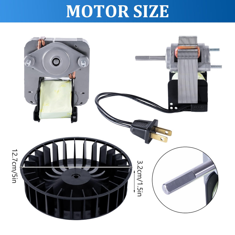 S97017646 S99080592 Bathroom Exhaust Fan Motor and Blower Wheel Replacement – Compatible with Broan NuTone 605P 605RP 665F 665P 665RP 668P 668RP 9965 9905 – Replace Part S97017646, S99080592 S97017646 Exhaust Fan Motor