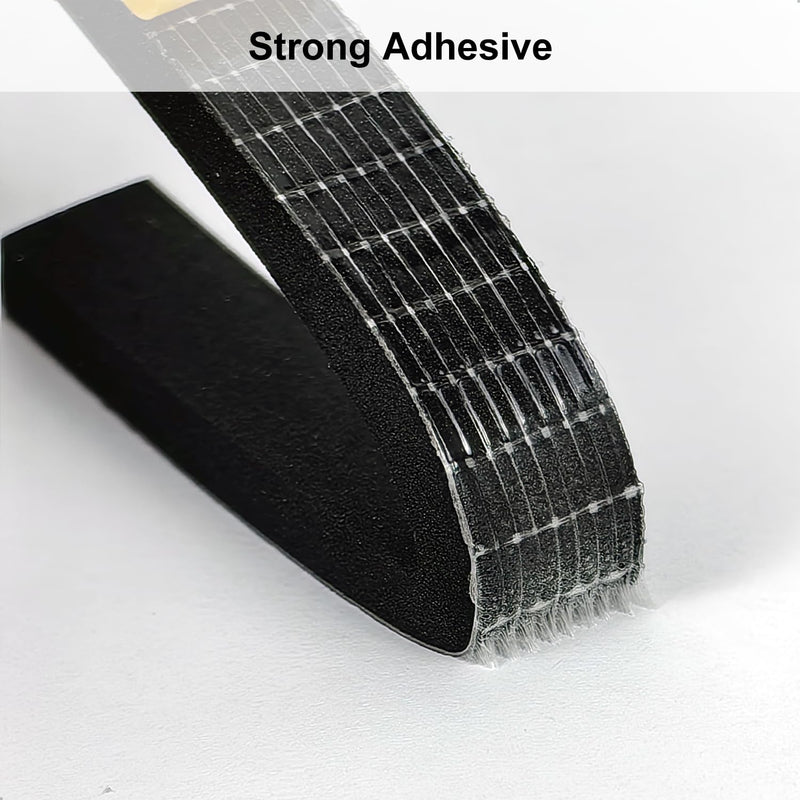 [Australia - AusPower] - Weather Stripping Door Seal Strip, Strong Adhesive, Weatherproof, Reduce Noise, Gap Filler, Foam Insulation Tape for Doors and Windows (1/2 in x 1/4 in x 13 Ft) 1/2 In x 1/4 In x 13 Ft Black 