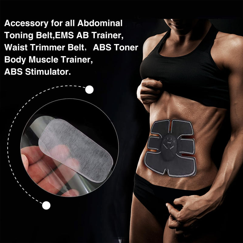 [Australia - AusPower] - PAMASE 50/80 Pcs Gel Pads for Abs Stimulator - Replacement Pads for Abdominal Muscle Trainer, Reusable Ab Workout Toner Belt Accessory abs pads-50pcs 