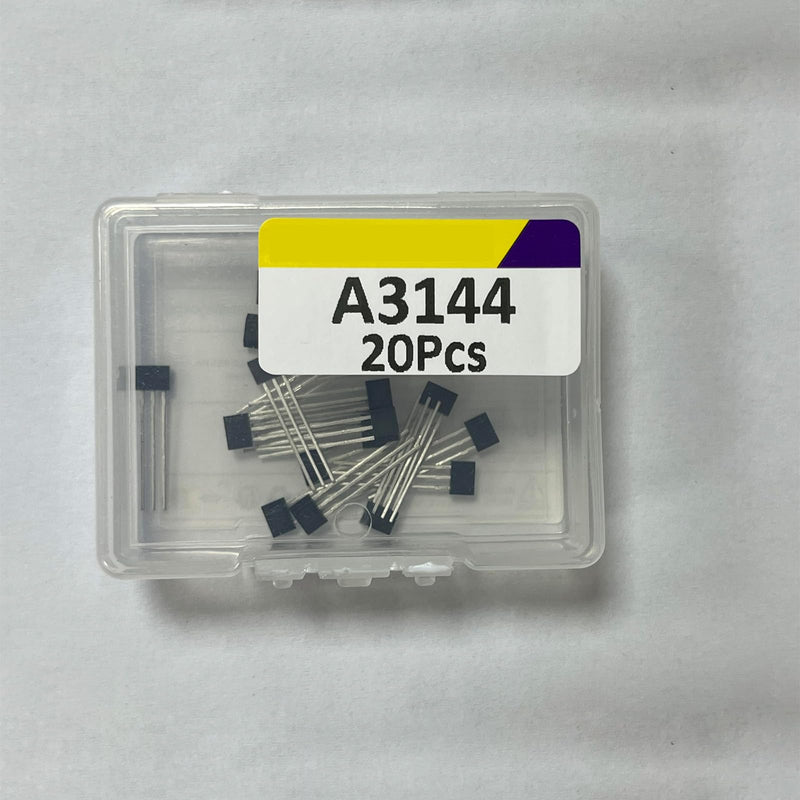 [Australia - AusPower] - 30pcs a3144 Hall Effect Sensor - 3144 oh3144 ah3144e 3-pin Magnetic Detector Switch for ebike and Electronics 