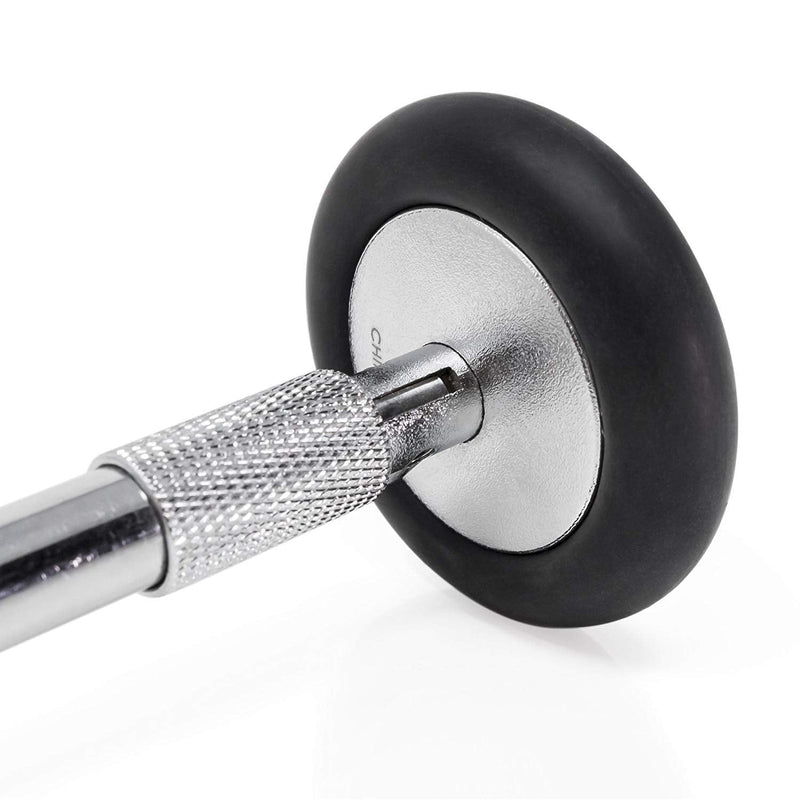 [Australia - AusPower] - MDF Instruments, Babinski Telescoping 2.0® Neurological Reflex Hammer with Built-in Brush for cutaneous and Superficial responses - Black (MDF535XT-11) 