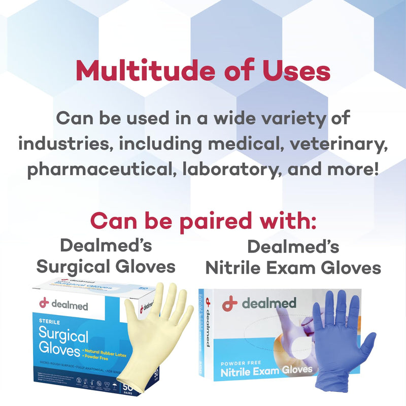 [Australia - AusPower] - Dealmed Luer Lock Syringes, Disposable without Needles, Sterile, Single-Use (5mL, 100) 