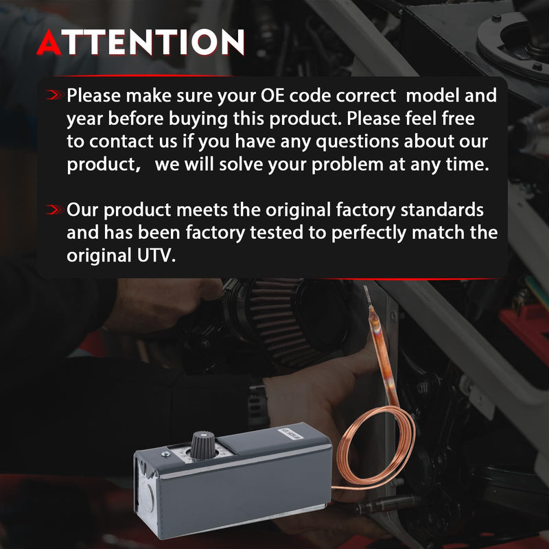 [Australia - AusPower] - W1609-101 Refrigeration Thermostat Temperature Controller, Refrigeration Remote Control from -30 Degrees F to 90 Degrees F (-34 Degrees C to 32 Degrees C), 5 Ft Capillary, ℉ & ℃ Display, OE TH-1609 