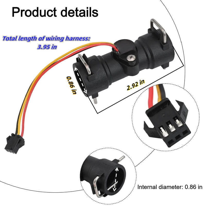 [Australia - AusPower] - Water Heater Flow Sensor - Water Flow Detection for Camplux/Ranein/Recpro/Girard/Furrion RV & Gas Tankless Heaters, Universal Fit Household & RV Water Heating Systems 