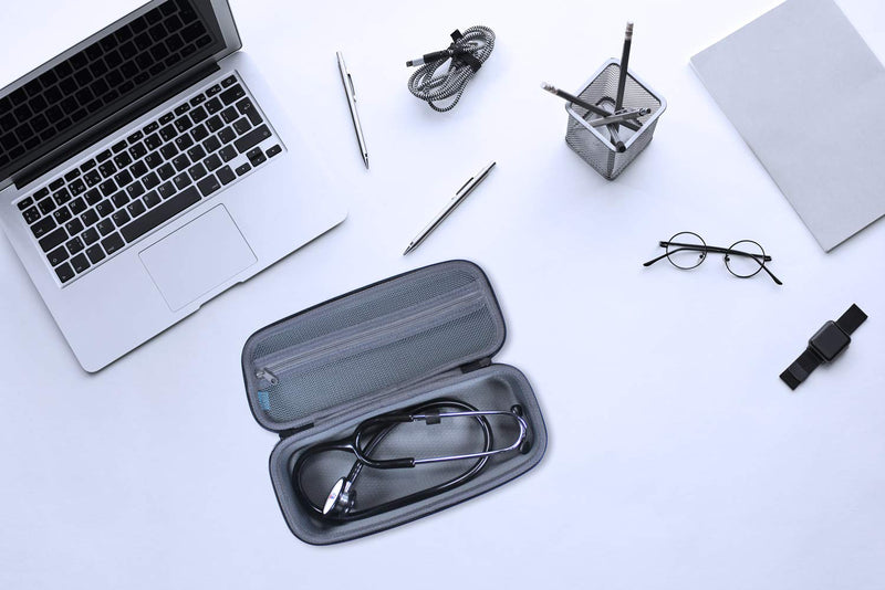 [Australia - AusPower] - TUDIA Hard Storage Carrying Case Bag for Cardiology Stethoscope and Nurse Accessories Compatible with 3M Classic III, Lightweight II S.E, Cardiology IV Diagnostic 