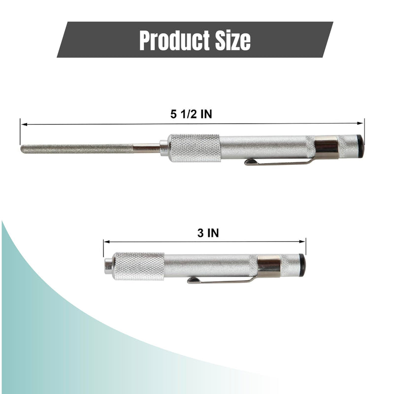 [Australia - AusPower] - Crystal and Glass Repair File, Carbide Metal Diamond Grit Tool 