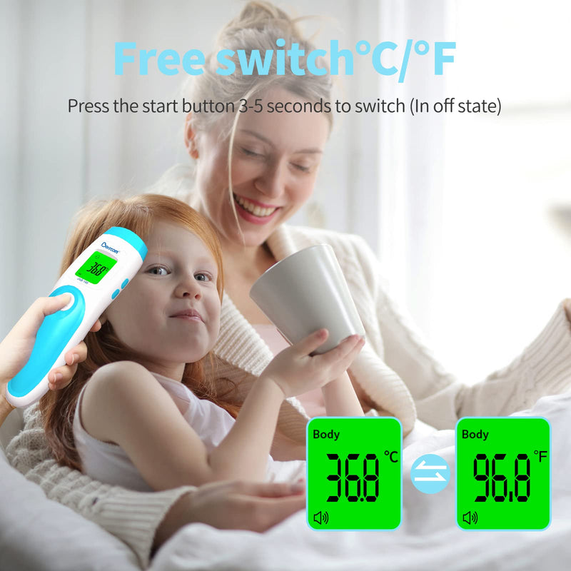 [Australia - AusPower] - [Value Bundle] Berrcom Non Contact Forehead Thermometer JXB195 & Berrcom Oral and Underarm Thermometer for Adults and Kids DT007 