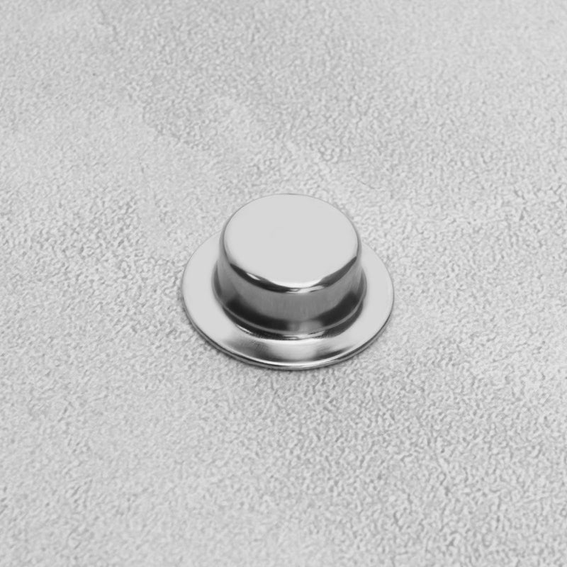 [Australia - AusPower] - eMagTech 10pcs Axle Push Nuts 5/8 Shaft Push Nut Fasteners Compatible with Trolley/Lawn Cart/Wheeled Trash Can/Pressure Washing Truck Pushnut Cap Stud 