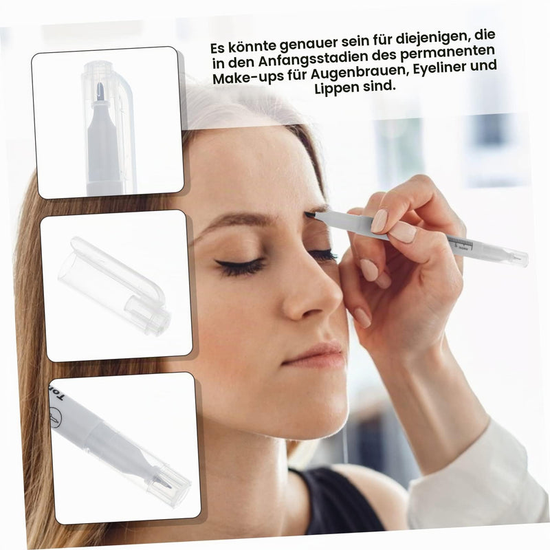 ULTECHNOVO Pack of 10 Medical Double Head Skin Markers for Surgical Marking and Eyebrow Mapping Waterproof Tattoo Pens Precise Lines