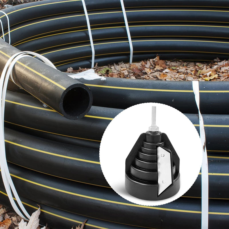 [Australia - AusPower] - Pack of 2 Plastic Pipe Chamfer Tool, Pipe Deburring Hand Deburrer PVC PPR PE Pipe Deburring Tool for 20 25 32 40 50 and 63 mm Plastic Pipes 