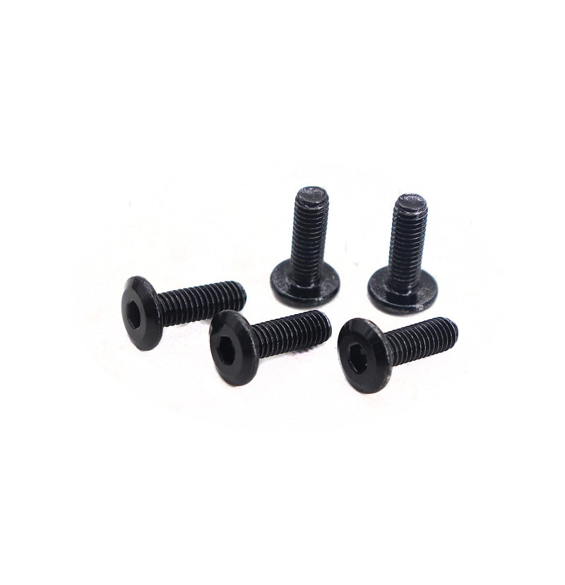 [Australia - AusPower] - binifiMux 20pcs M6 x 15mm Black Rivet Countersunk Socket Cap Allen Bolts Rivet Screws Furniture Connecting 304 Stainless Steel M6 x 15mm 20pcs 