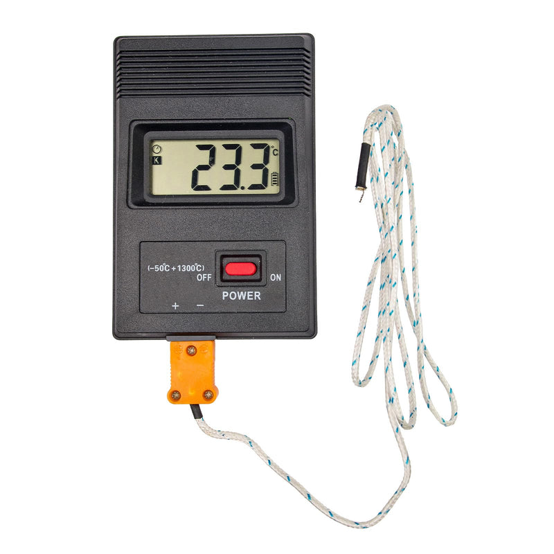 [Australia - AusPower] - MECCANIXITY AWG 24 2x0.3 Thermocouple Wire Braided Fiberglass Insulation Up to 480°C/896°F 33 Ft for Thermocouple Probe Temperature Sensor 
