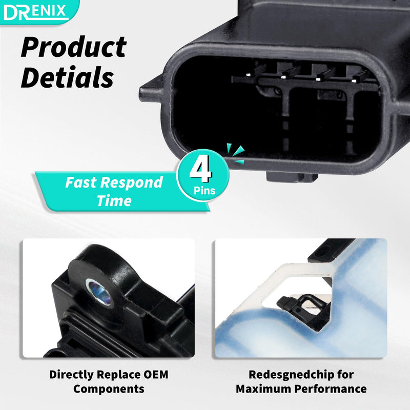 [Australia - AusPower] - DRENIX Mass Air Flow Sensor Meter Fits For-Nissan Altima 2016-2018 Sentra 2016-2019 Pathfinder Maxima Rogue Qashqai Juke Versa, OE 22680BV80B 2505059 