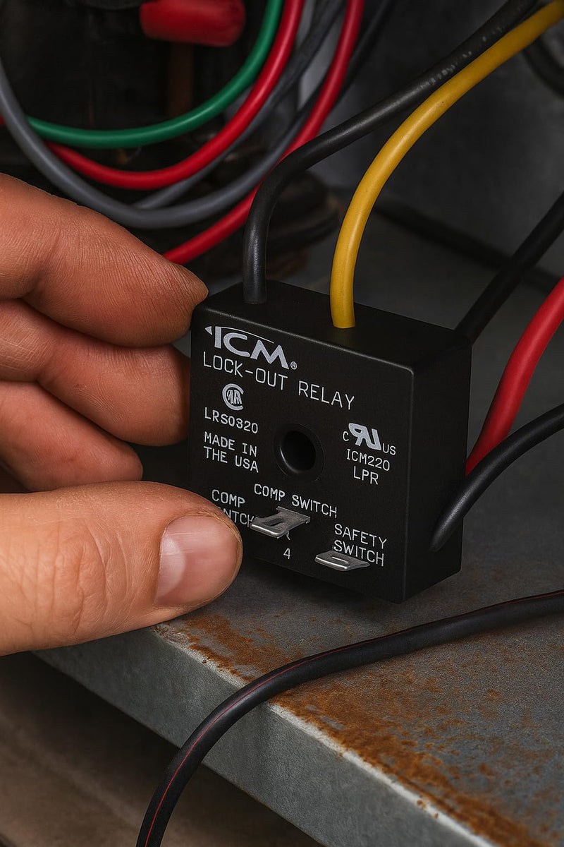 ICM Controls ICM220 Lockout Protection Relay – Impedance Relay Series 84 & 93, UL 873 Recognized Compressor Controller