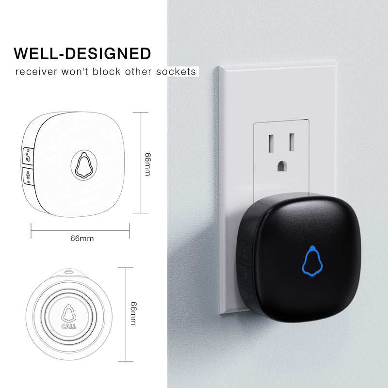 [Australia - AusPower] - Bundle: Caregiver Pager with 2-Receiver and 3-Call Button 