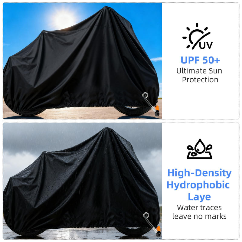 JERBOR All Season Cover for Lectric, Waterproof Outdoor Bicycle Storage Protector, Dustproof Windproof for Mountain Road Electric Bikes, Ebikes Accessories for Lectric