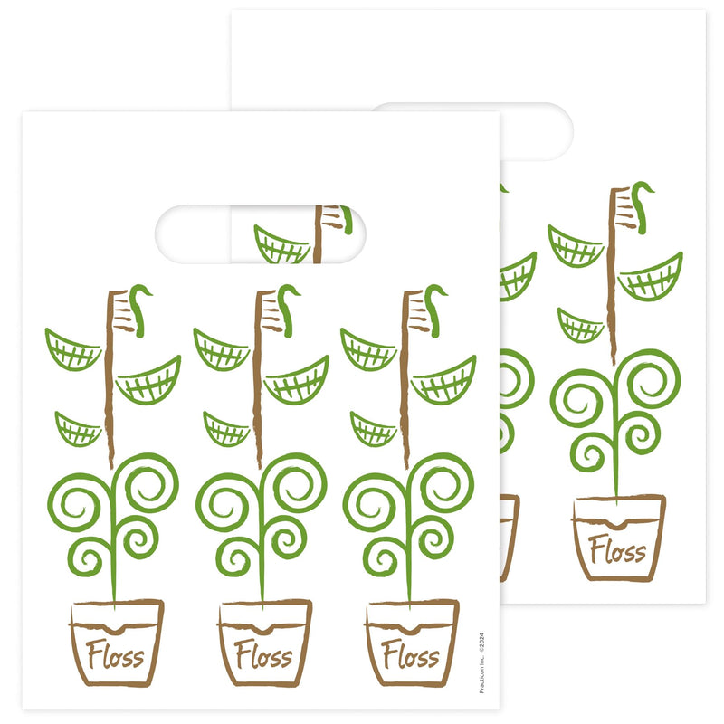 [Australia - AusPower] - Growing Smiles Dental Giveaway Bags, 8" x 10", 100 Pack 