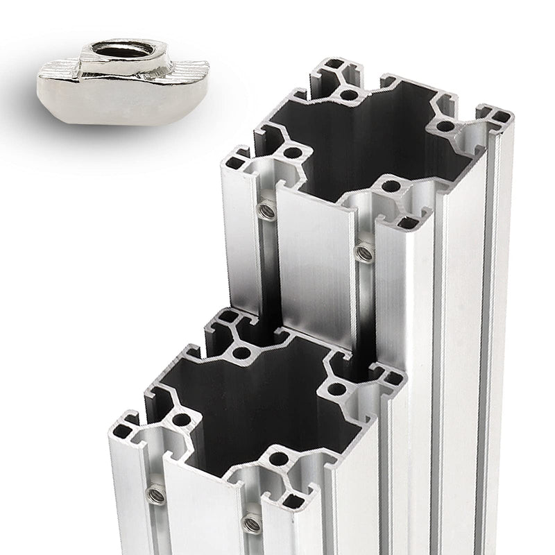[Australia - AusPower] - 50 Pcs 3030 Series Sliding T Nuts Metric M6 Thread Slide in Hammer Head T-Nut, Sliding T-Nuts for Standard 8mm T-Slot Aluminum Extrusion Profile 30S-M6 50 Pcs 