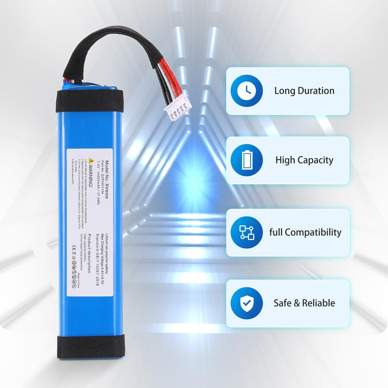 [Australia - AusPower] - 10000mah 37.0Wh Battery for JBL Xtreme1 Extreme Xtreme 1 GSP0931134 Replacement Batterie with Tools 