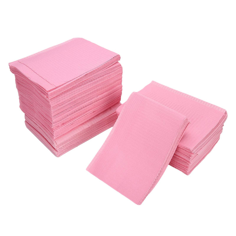 Pack of 125 Bibs, Waterproof Tattoo Piercing Bibs, Disposable, Dentist Bibs, Tattoo Tray Covers, Waterproof Napkins, Napkin Tattoo Supplies, Tattoo Table Mat