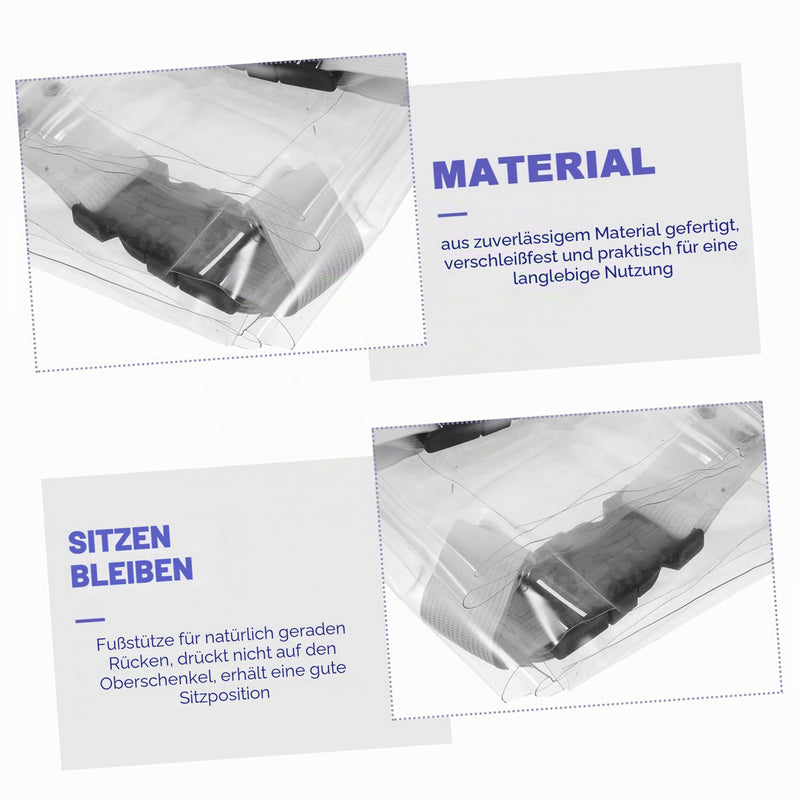 Transparent Dental Chair Foot Protection Cover 46 x 42 cm Washable Easy Care Foot Mat for Dental Chair Protection and Hygiene in the Treatment Chair
