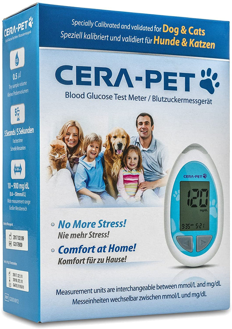 [Australia - AusPower] - 100 x Cera-Pet Lancets Compatible with the Blood Glucose Monitor for Dogs and Cats I for Low Pain Blood Removal in Dogs and Cats I Sterile Blood Lancets I CE Certified 