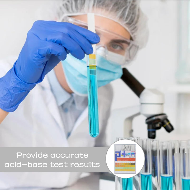 [Australia - AusPower] - 1 Box of 100 Acid Base Test Paper (PH Value Test Strips 0-14) Premium Product Large Test Range PH Test Strips Water Test Tests Your Water for Nitrate & Nitrite PH & Alkalinity 