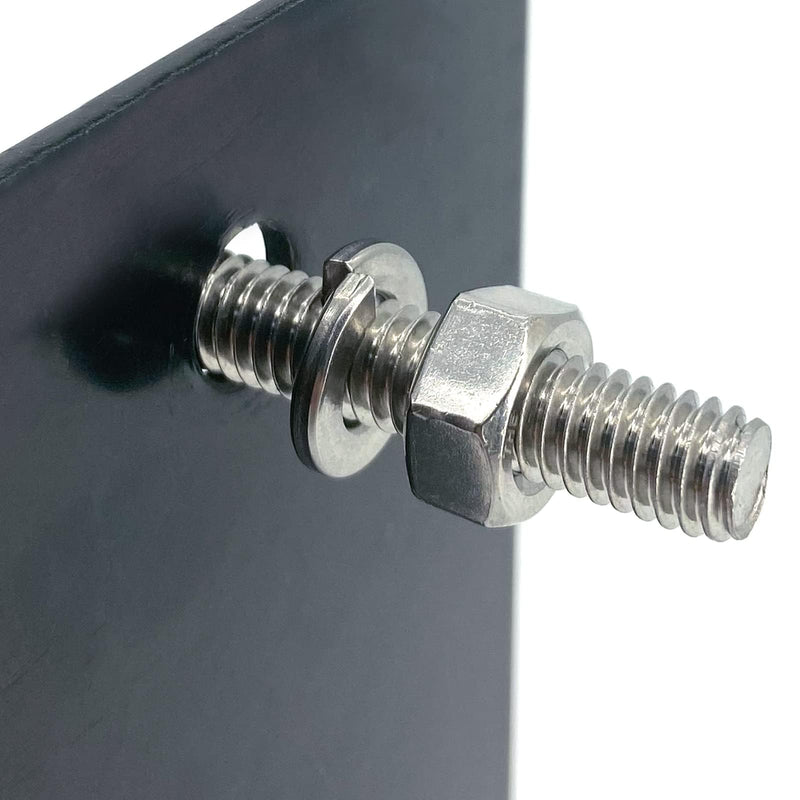 [Australia - AusPower] - 16 PCS 304 Stainless Steel Post Attachment Kit, Sign Mounting Hardware, Sign Post Mounting Bolts and Nuts, Sign Post Mounting Hardware for U Channel Post 